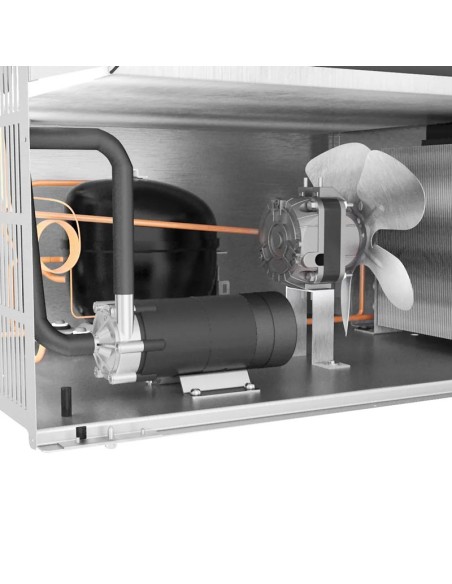 mécanisme Machine à glaçons cylindriques pleins 66 kg par 24h