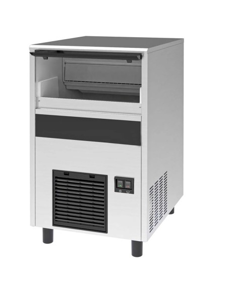 ouverture machine à glaçons cylindriques pleins 57 kg par 24h