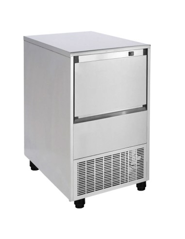 Machine a glacons cubiques pleins 99 kg par 24h inclinee