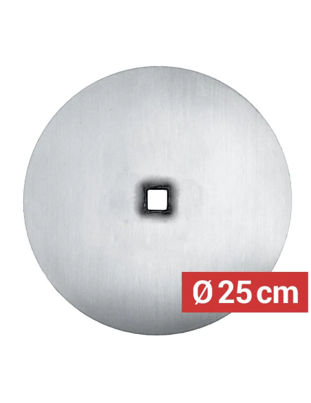 dimensions du diametre du plateau à viande pour brochette kebab - Ø 25 cm