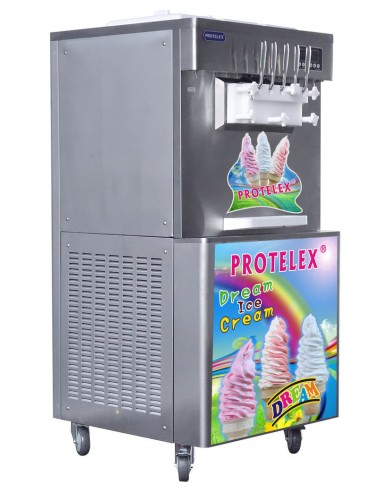 Machine à glace italienne et Yaourt glacé - 5 manettes 2.7 kw -QDM-B33