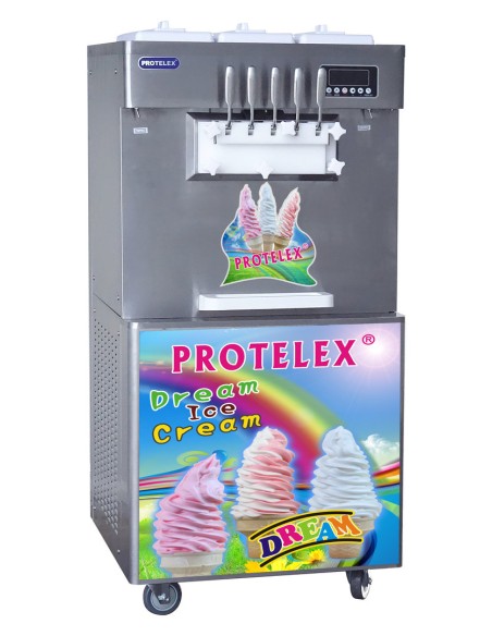 Machine à glace italienne et Yaourt glacé - 5 parfums 2.7 kw -QDM-B33