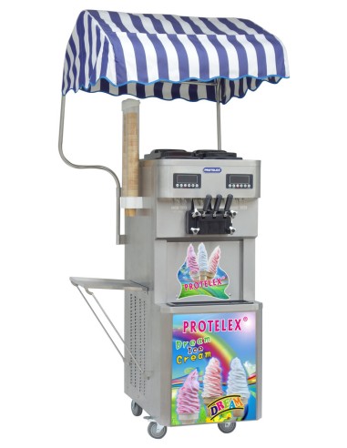 Machine à glace italienne & Yaourt glacé 3 manettes - 4 kW G 36