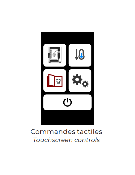 Four mixte électrique - Ecran tactile | Technitalia