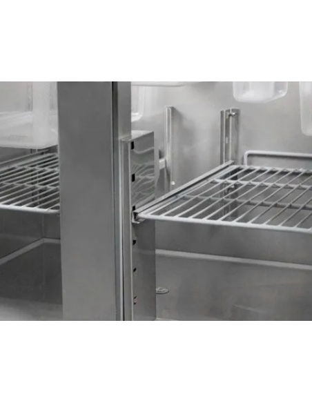 clayette table réfrigérée positive centrale profondeur 700 - 3 portes 1
