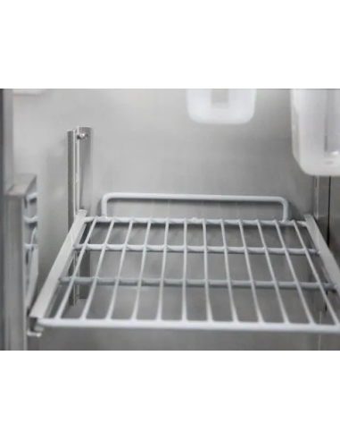 clayette table réfrigérée positive centrale profondeur 700 - 1 porte et 4 tiroirs