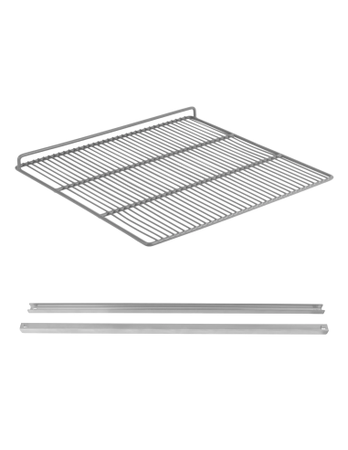 rails en acier avec grille q100206