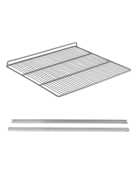 rails en acier avec grille q100206