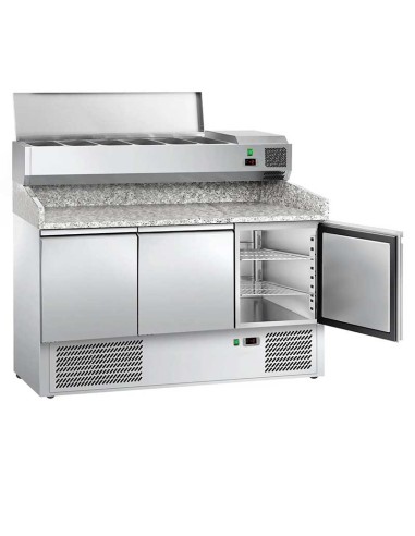 table preparation pizza 3 portes et 6 gn 1/4 -2