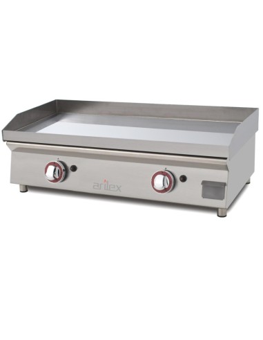 Plancha à gaz en chrome dur 15mm Arilex 80PGCN