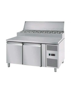 saladette refrigeree 2 portes et 7 bacs