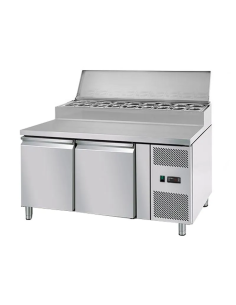 saladette refrigeree 2 portes et 8 bacs
