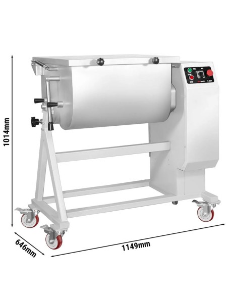 Dimensions mélangeur à viande électrique - 100 L