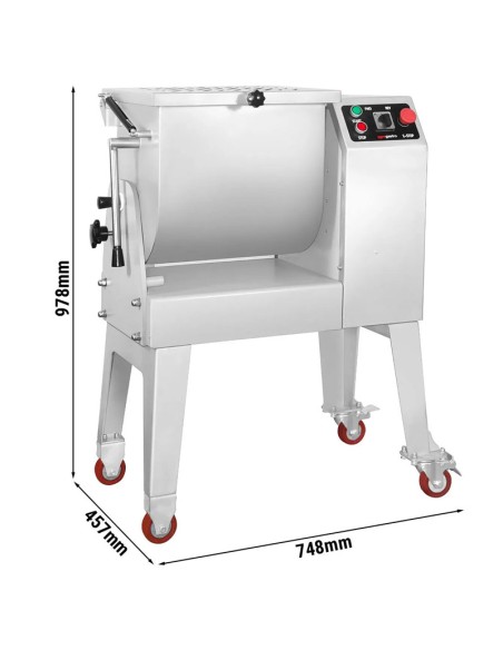 dimensions mélangeur à viande électrique - 32 L