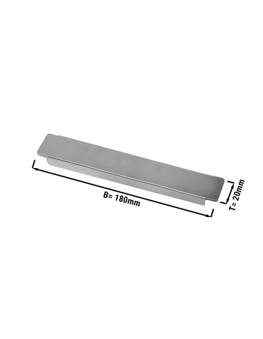Entretoise gastronorme inox 1/6 - 180x20 mm