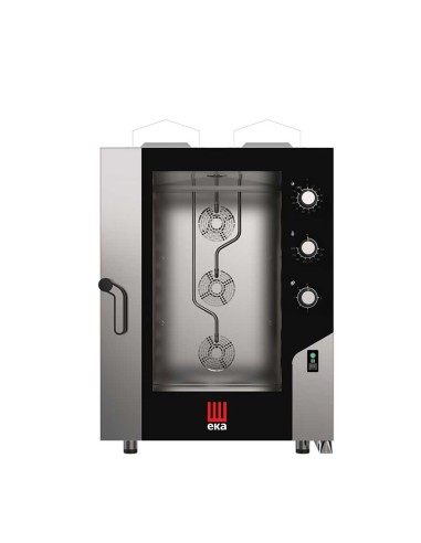 Four à gaz convection et vapeur 10 EN 60/40 panneau électromécanique Millenium - 1