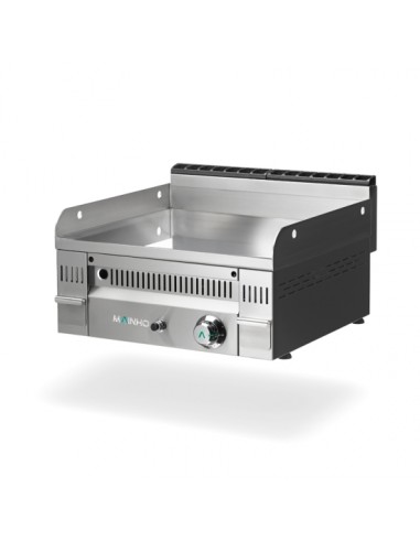Fry-Top à gaz EURO-SNACK lisse en ACIER rectifié - L600 | Mainho