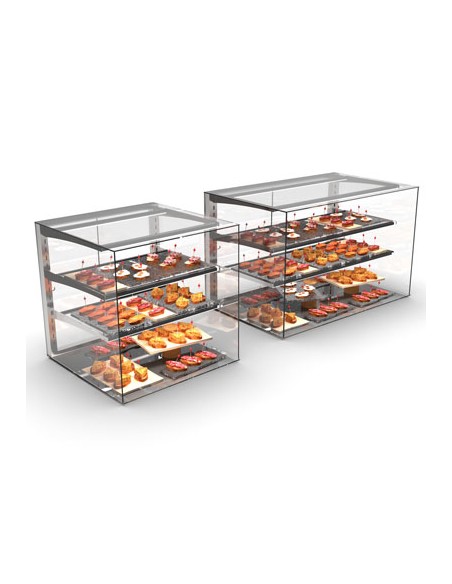 Vitrine d'exposition neutre sans structure - L 600 mm SAYL - 1