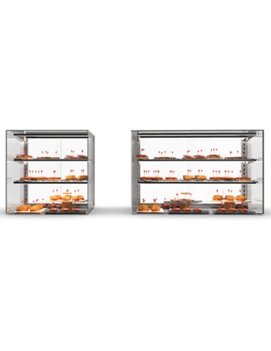 Vitrine d'exposition neutre sans structure - L 600 mm SAYL - 2