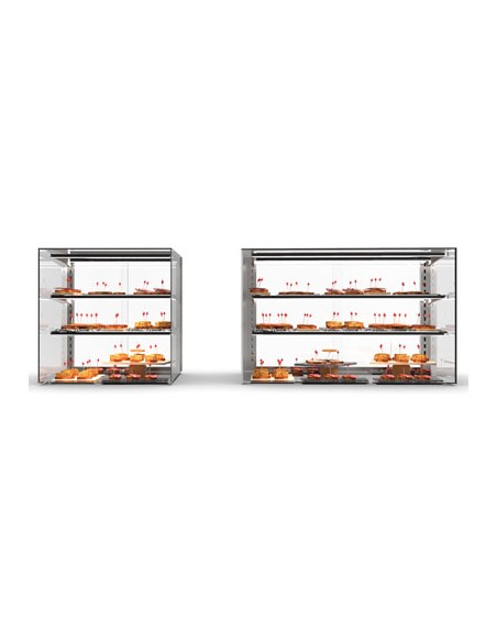 Vitrine d'exposition neutre sans structure - L 600 mm SAYL - 2
