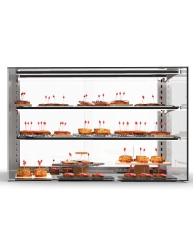 Vitrine d'exposition neutre sans structure - L 1000 mm SAYL