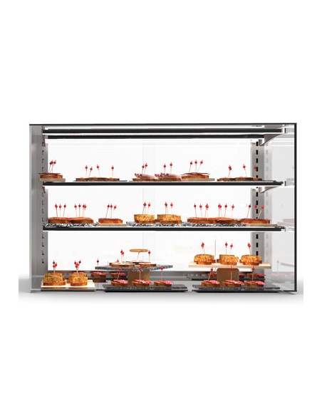 Vitrine d'exposition neutre sans structure - L 1000 mm SAYL