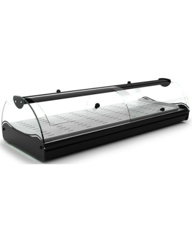 Vitrine chauffante chaleur sèche self-service Sahara - L 1190 mm