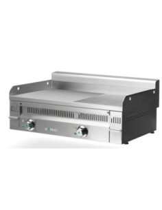 Fry-Top électrique EURO-SNACK semi-rainurée en ACIER rectifié - L900 | Mainho