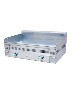 Fry-Top électrique EURO-CROM lisse en CHROME - L900 | Mainho