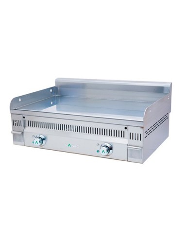 Fry-Top électrique EURO-CROM lisse en CHROME - L900 | Mainho