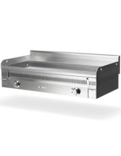 Fry-Top électrique EURO-CROM rainurée en CHROME - L1200 | Mainho