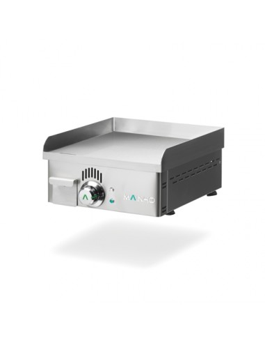 Plancha électrique NOVO-SNACK lisse en ACIER rectifié - L400 | Mainho