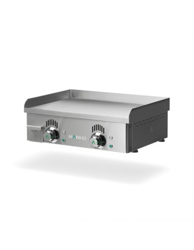 Plancha électrique NOVO-SNACK lisse en ACIER rectifié - L600 | Mainho