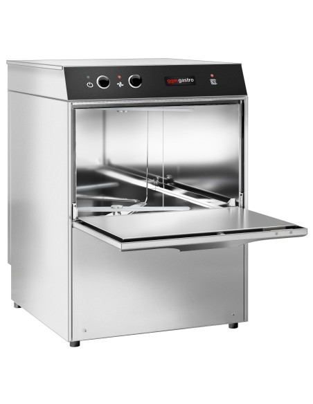 Lave-verres professionnel à double paroi avec pompe de vidange 35 x 35 - 3
