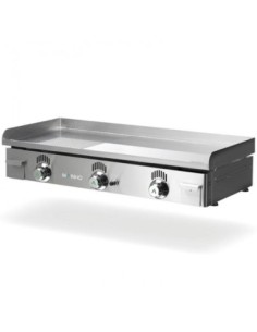 Plancha électrique NOVO-SNACK mi-rainurée en ACIER rectifié - L1000 | Mainho