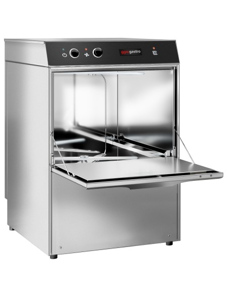 Lave-verres professionnel avec pompe de vidange 40 x 40 - 2,97 kW - 2