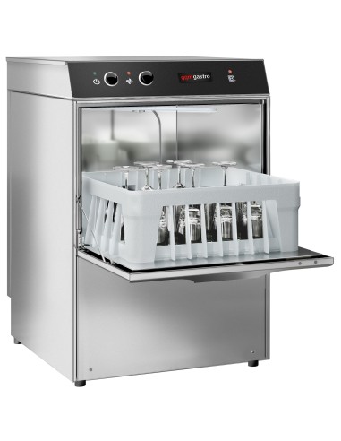 Lave-verres professionnel avec pompe de vidange 40 x 40 - 2,97 kW - 4