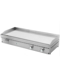 Fry-Top électrique FULL-CROM lisse en CHROME - L1200 | Mainho