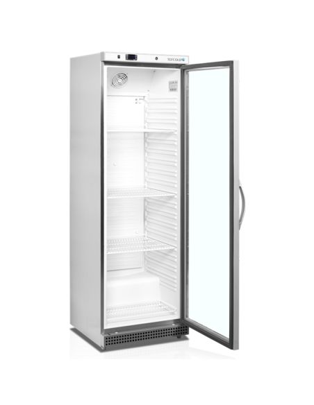 Armoire réfrigérée vitrée blanche sans canopy 350L - UR400SG