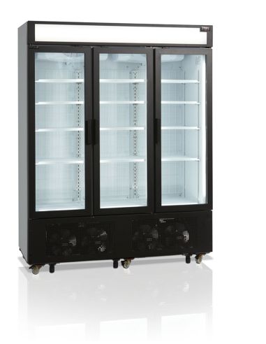 Armoire congélateur 3 portes vitrées avec canopy - 891 L - UFSC1600GCP