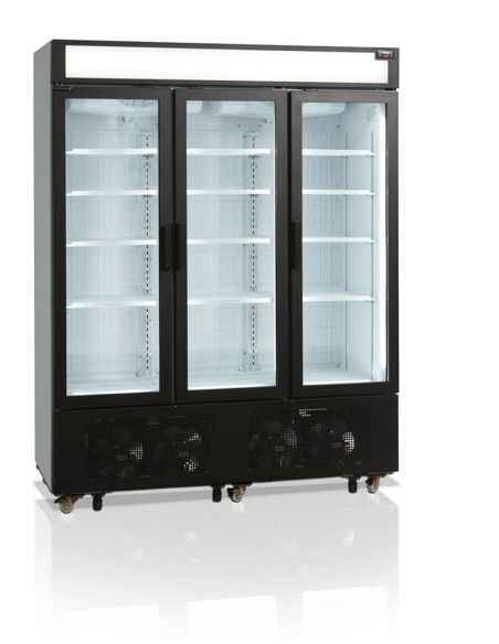 Armoire congélateur 3 portes vitrées avec canopy - 891 L - UFSC1600GCP