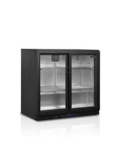 Arrière-bar réfrigérée 2 portes coulissantes vitrées - 182 L