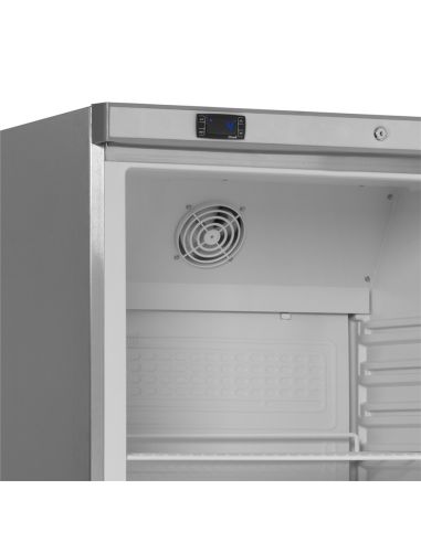 Armoire réfrigérée vitrée en inox sans canopy 119L - UR200SG
