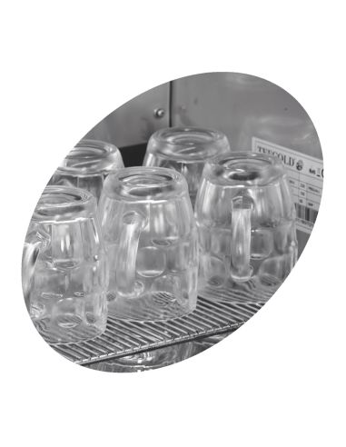 Givreur à verres une porte vitrée - 79 L - GF200VSG