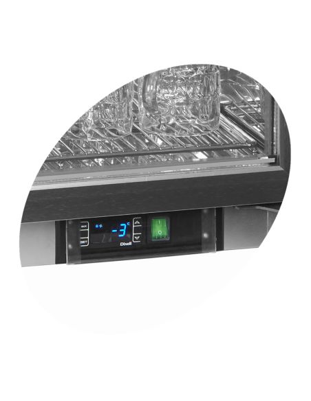 Givreur à verres une porte vitrée - 79 L - GF200VSG