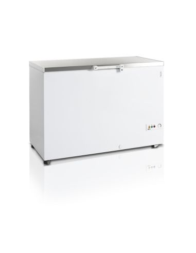Congélateur de crème glacée 377L - Couvercle battant en acier - FR405SSL