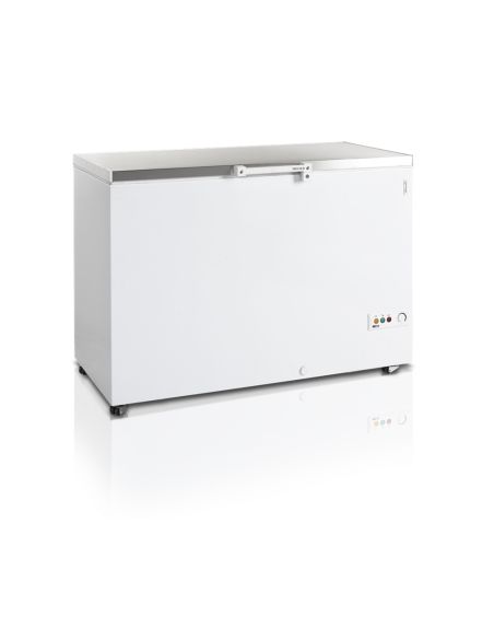 Congélateur de crème glacée 377L - Couvercle battant en acier - FR405SSL