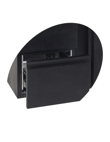 Arrière bar trois portes pleines battantes - 442 litres - CBC310