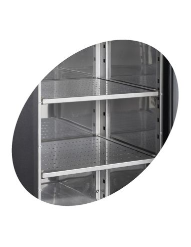 Arrière bar trois portes pleines battantes - 442 litres - CBC310
