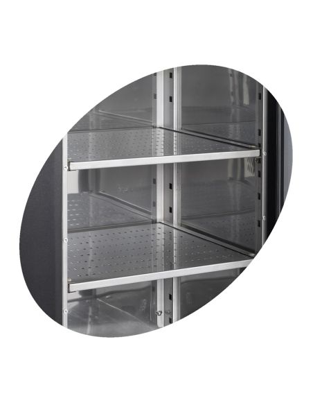 Arrière bar trois portes vitrées battantes - 442 litres - CBC310G